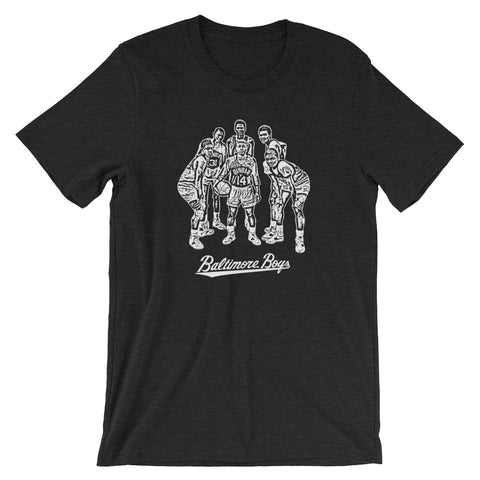 Baltimore Boys Unisex T-Shirt black heather