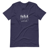 Black Fives Short-Sleeve Unisex T-Shirt Heather Midnight Navy