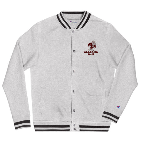 Embroidered A & M Champion Bomber Jacket