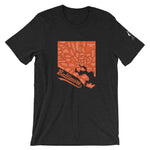 Charm City Map Short-Sleeve Unisex T-Shirt black heather
