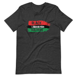 Black Liberation Short-Sleeve Unisex T-Shirt dark heather grey