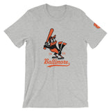 Vintage Baltimore O's Short-Sleeve Unisex T-Shirt athletic heather