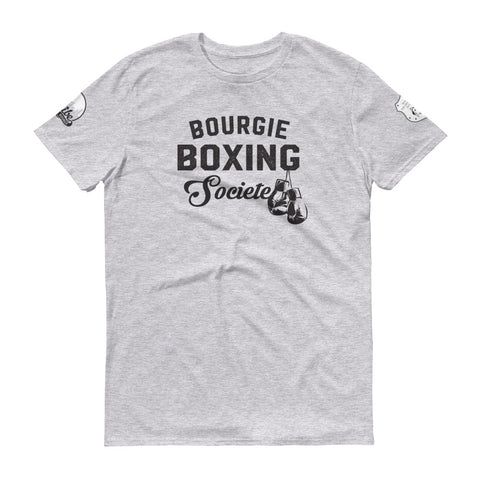 Bourgie Boxing Societe Short-Sleeve T-Shirt heather grey