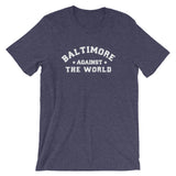 Baltimore Against The World t-shirt heather midnight navy
