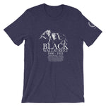 Limited Edition Black Wallstreet Short-Sleeve Unisex T-Shirt Heather Midnight Navy