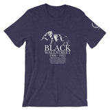 Limited Edition Black Wallstreet Short-Sleeve Unisex T-Shirt Heather Midnight Navy