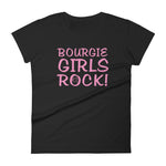 Bourgie Girls Rock Women's short sleeve t-shirt black