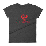 Sankofa short sleeve t-shirt heather dark grey