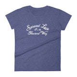 Women's Spread Love t-shirt heather blue