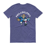 76'ers t-shirt heather blue