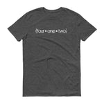 Four One Two t-shirt heather dark grey