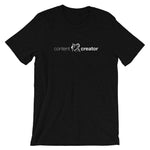 Content Creator Short-Sleeve Unisex T-Shirt heather black