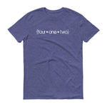 Four One Two t-shirt heather blue