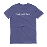 Four One Two t-shirt heather blue