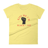 Women's Kiss Me short sleeve t-shirt Spring Yellow
