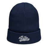 Organic ribbed ATCB beanie navy
