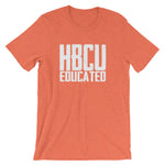 HBCU Educated t-shirt heather orange