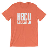 HBCU Educated t-shirt heather orange