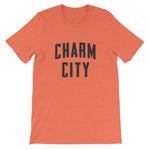 Charm City t-shirt heather orange