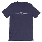 Content Creator Short-Sleeve Unisex T-Shirt midnight heather navy