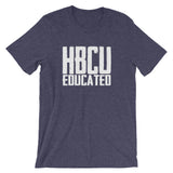 HBCU Educated t-shirt heather midnight navy