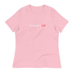Women's Bourgie • ish Relaxed T-Shirt pink