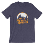 Signature ATCB Short-Sleeve Unisex T-Shirt heather midnight navy