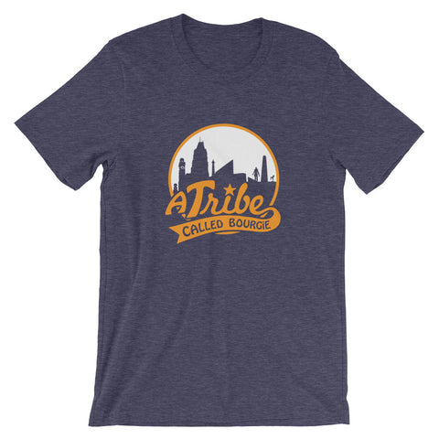Signature ATCB Short-Sleeve Unisex T-Shirt heather midnight navy