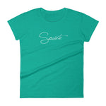Women's Societe t-shirt heather green