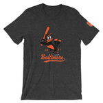 Vintage Baltimore O's Short-Sleeve Unisex T-Shirt black heather