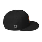 Vintage Baltimore Terrapin Snapback Hat right black