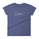 Women's Societe t-shirt heather blue