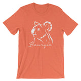 Bourgie Bear short sleeve t-shirt heather orange