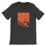 Charm City Map Short-Sleeve Unisex T-Shirt dark grey heather 