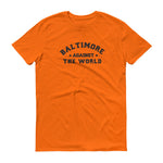 Baltimore Against the World t-shirt mandarin orange
