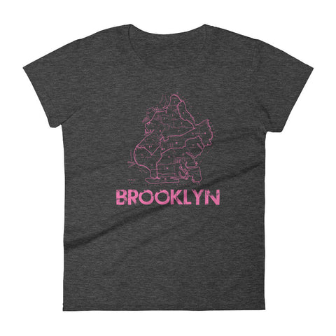 Women's Brooklyn t-shirt heather dark grey