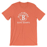Baltimore Elite Giants t-shirt heather orange