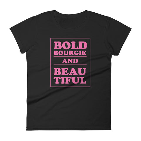 Bold & Bourgie Women's short sleeve t-shirt black