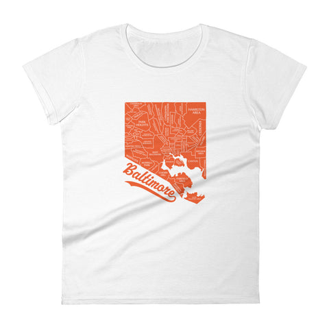 Women's Charm City short sleeve t-shirt white