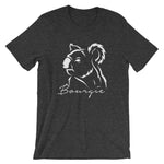 Bourgie Bear short sleeve t-shirt dark grey heather