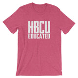 HBCU Educated t-shirt heather raspberry