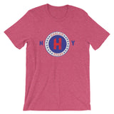 Harlem Stars short sleeve t-shirt heather raspberry