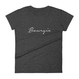 Women's Bourgie t-shirt heather dark grey