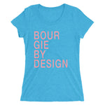 Ladies' Bourgie by Design short sleeve t-shirt aqua triblend