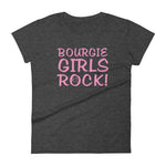 Bourgie Girls Rock Women's short sleeve t-shirt dark heather grey