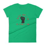 Women's Kiss Me short sleeve t-shirt Heather Green