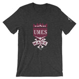UMES Made Short-Sleeve Unisex T-Shirt dark heather grey
