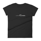Women's Content Creator short sleeve t-shirt black