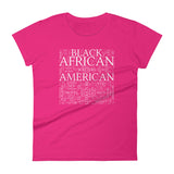 Black Lit Women's short sleeve t-shirt hot pink