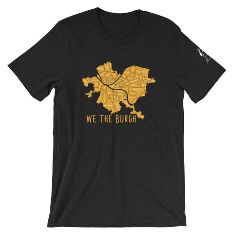 We the Burgh Short-Sleeve Unisex T-Shirt black heather